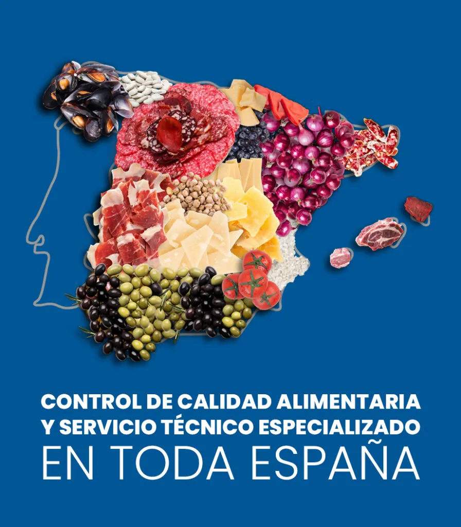 Control de la calidad de productos alimentarios en línea